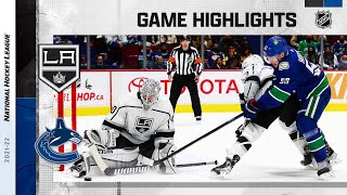 Kings  Canucks 12621  NHL Highlights [upl. by Terti]