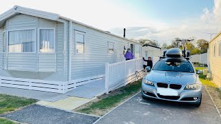 Caravan Stay at Birchington Vale Holiday Park in Kent England April 302021 [upl. by Ailongam]