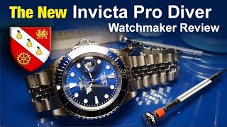 The New Invicta Pro Diver  Watchmaker Review [upl. by Burk759]