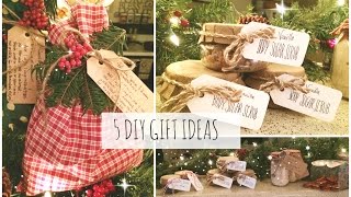 5 DIY Christmas Gift Ideas Easy amp Affordable  SoJustine [upl. by Nnel]