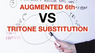 TRITONE Substitution Vs AUGMENTED 6th Whats The Difference Music Theory [upl. by Clement]