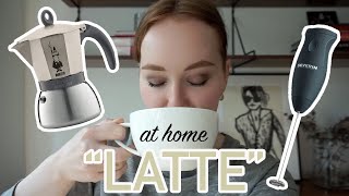 HOW TO MAKE A quotLATTEquot AT HOME moka pot  frother [upl. by Conti]