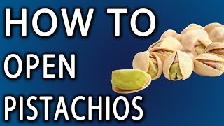 How To Open Commercial Pistachios And Eat [upl. by Nnodnarb]