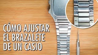 Cómo Ajustar El Brazalete  Pulso de un Reloj Casio [upl. by Shena]