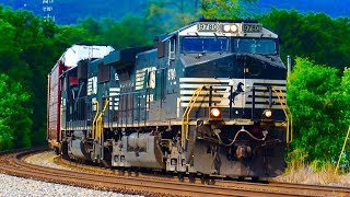 Norfolk Southern Freight Trains [upl. by Nnewg]