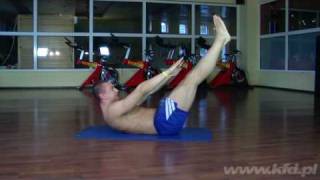 Trening brzucha   wwwkfdpl   scyzoryki  tutorial [upl. by Harhay130]