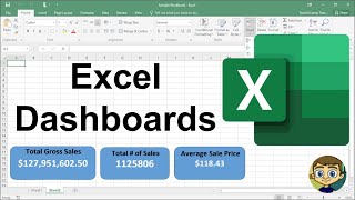 Beginners Guide to Excel Dashboards [upl. by Lanza44]