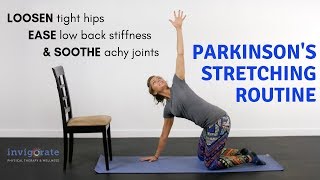 Parkinsons Exercise Video  Morning Stretching Routine [upl. by Elleina]