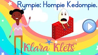 Rympies Hompie KedompieHumpty Dumpty Afrikaanse rympie [upl. by Kalman]