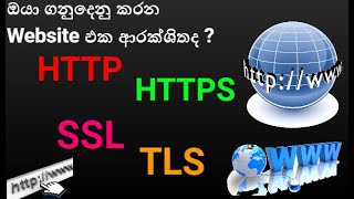 මොනවද මේ HTTPHTTPSSSLTLS  Lets talk about HTTPHTTPSSSL and TLS protocols Sinhala [upl. by Eastman]