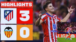 ATLÉTICO DE MADRID 3  0 VALENCIA CF  HIGHLIGHTS LALIGA EA SPORTSsport channelsky sport news [upl. by Regnig]