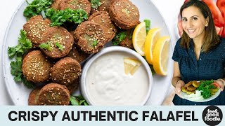 Authentic Lebanese FALAFEL  Fry amp Bake Methods [upl. by Novehs]