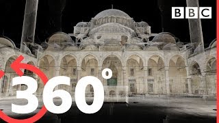 360° Explore Hagia Sophia Istanbuls incredible Roman church  BBC [upl. by Ailee]