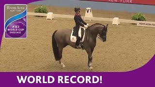 Charlotte Dujadins World Record Breaking Freestyle  Reem Acra FEI World Cup™ Dressage 201314 [upl. by Arriaes]