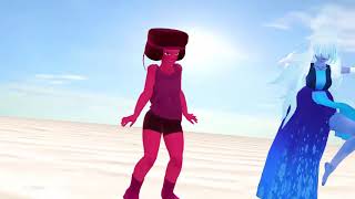 MMD x Steven Universe AU Garnet  Fusion Dance Animation [upl. by Ryley42]