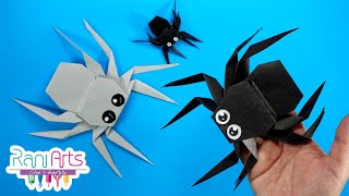 ARAÑA ORIGAMI  DIY  ORIGAMI SPIDER [upl. by Kamp]