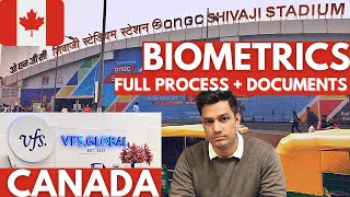 MY EXPERIENCE 🇨🇦 CANADA VFS BIOMETRICS DELHI Full process  All required documents  हिंदी में [upl. by Zennie]