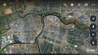 Sacramento River Bank Fishing Spots for Stripers Salmon Shad [upl. by Trask55]