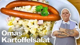 Omas Kartoffelsalat mit Mayonnaise  Rheinische Art  Rezept [upl. by Thea]