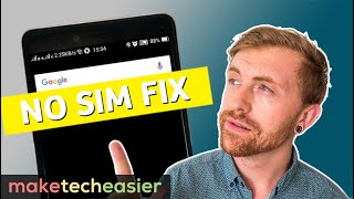 How to Fix No SIM Card Detected on Android [upl. by Ahsek]