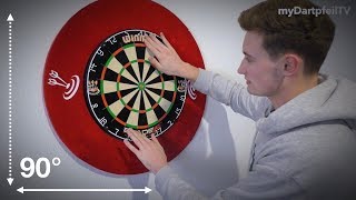 Dartscheibe aufhängen LIKE A BOSS mit Anleitung  myDartpfeil [upl. by Clarine]