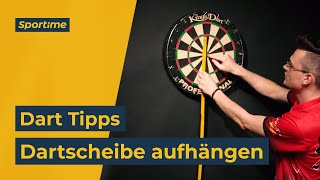 Dartboard richtig aufhängen [upl. by Clemens]