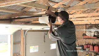 How To Install A Garage Door Opener [upl. by Luapnoj434]