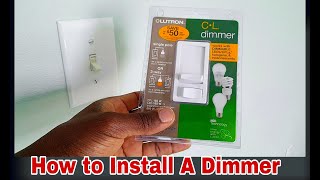 How to Install A Dimmer Switch  Step by Step [upl. by Argela785]