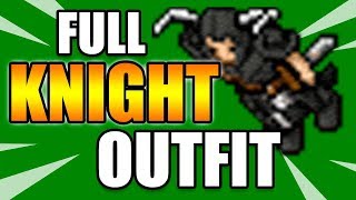 KNIGHT OUTFIT FULL  ADDONS   GUIAS  TIBIA [upl. by Meeker]