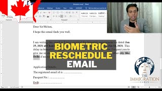 Reschedule Canada Biometric  How to get Biometric Appointment  Biometric for Canada Study Visa [upl. by Elwaine]