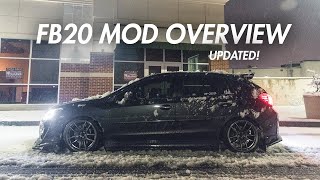 Mod Overview Updated  Subaru Impreza 20i FB20 [upl. by Sudbury]