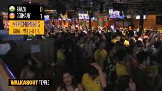 Crowd Reactions from Germany 71 Brazil at Walkabout Temple [upl. by Avihs]