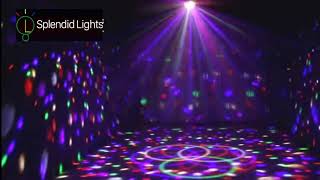 3W LED MultiColor Disco Ball Stage Light Show [upl. by Darlene]