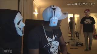 KSI getting scared compilation [upl. by Pacien]