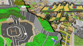 Biggest Air Force Base on the Server  Minecraft WAR 44 [upl. by Libys]