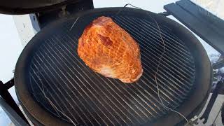 Spiral Ham On The Kamado Joe [upl. by Willette]