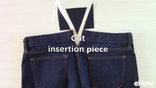 How to Make the Waistband Bigger on Jeans [upl. by Scott]