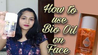 How to use Bio Oil on FaceBenefitsBio Oil for Glowing SkinMakeup by Nidhi [upl. by Hanah704]