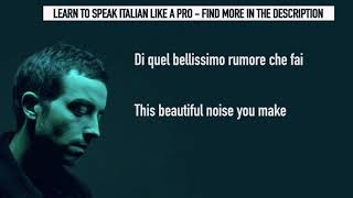 Diodato  Fai rumore with English and Italian Lyrics [upl. by Eilloh]