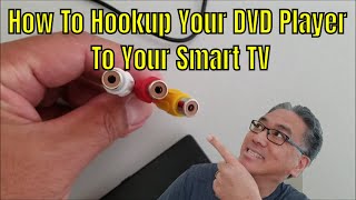 How To Hookup Your Old DVD Player To Smart TV [upl. by Nitsruk103]