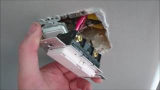 HOW TO WIRE A LUTRON MAESTRO FAN AND LIGHT SWITCH AND MODULE [upl. by Akinnor]