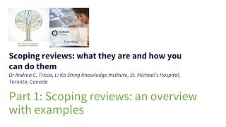 Scoping reviews an overview with examples [upl. by Hartley]