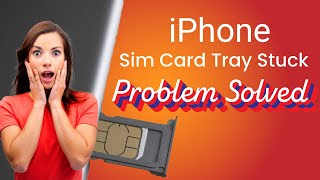 iPhone Sim Tray Stuck Fixed in 10 Seconds [upl. by Ellirehs]