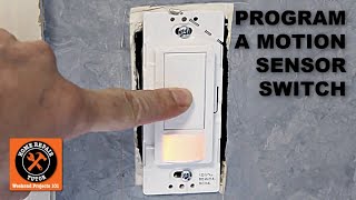 How to Program the Maestro Motion Sensor Light Switch [upl. by Verdha]