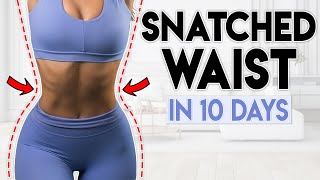 SNATCHED WAIST amp ABS in 10 Days  5 minute Home Workout [upl. by Sena]